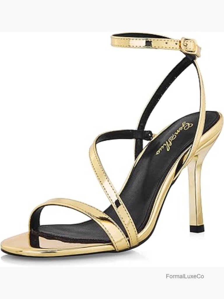 Strappy Stiletto Heels Sandals Open Toe Ankle Strap Dressy Party Wedding